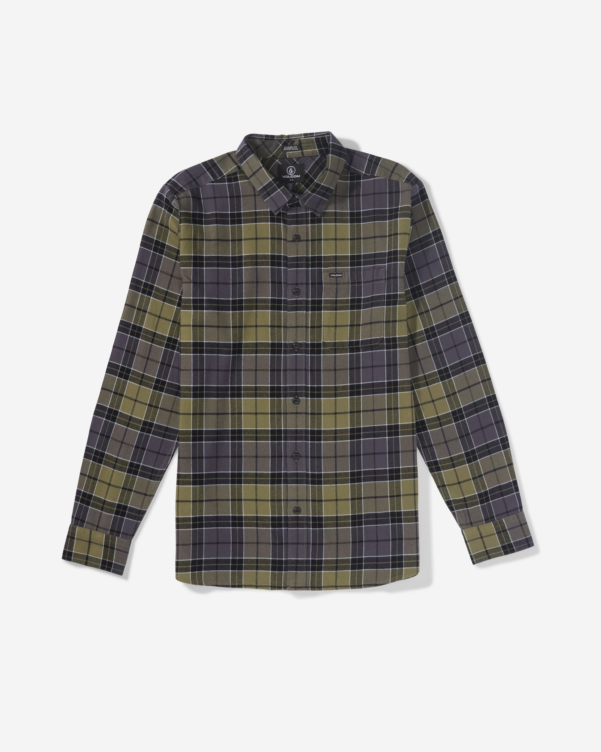 Volcom Men's Caden Plaid Long Sleeve Shirt