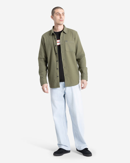 Men's Caden Solid Long Sleeve Shirt