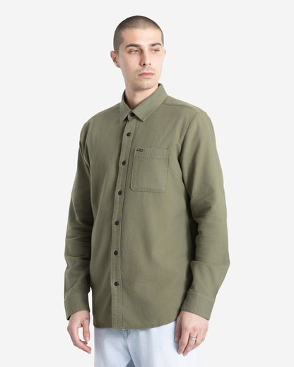 Men's Caden Solid Long Sleeve Shirt