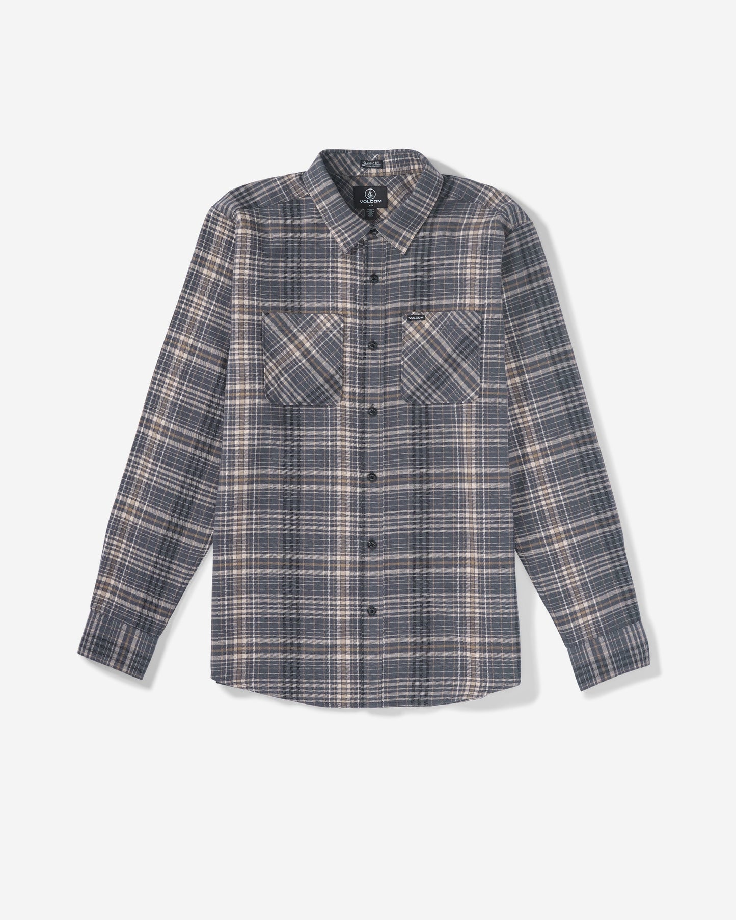 Volcom Men's Netastone Flannel Long Sleeve Shirt