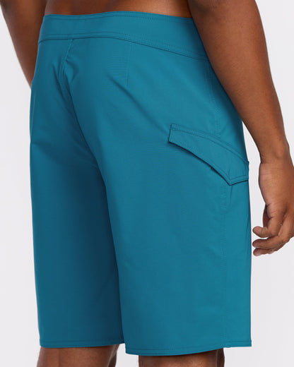 Men's Lido Solid Mod Trunks-Coronet Blue-Volcom