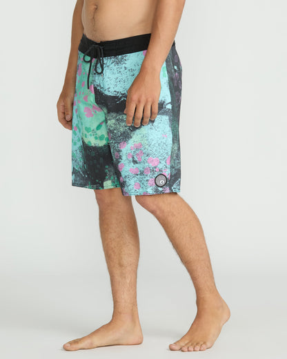 Men's Misdormeaner Stoney 19" Trunks-Jade Cream-Volcom
