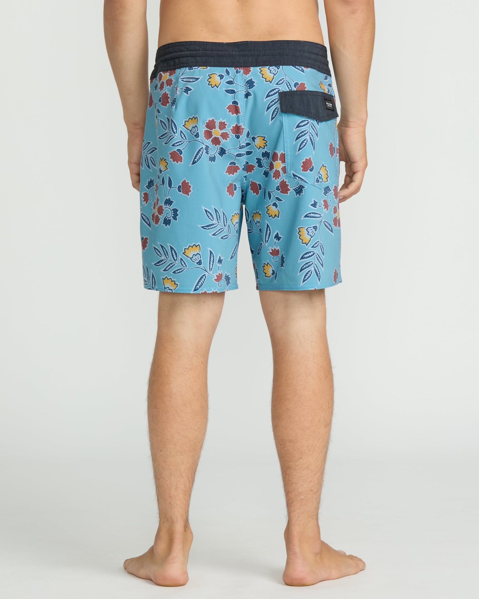 Men's Psyche Cotton Stoney 17" Trunks-Used Blue-Volcom