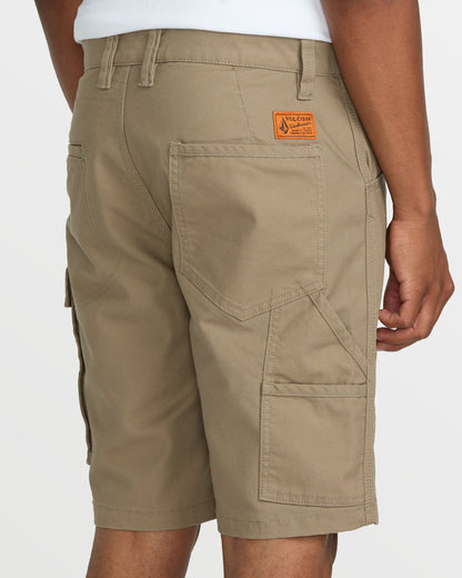 Men's Caliper II Relaxed Work Short-Brindle-Volcom
