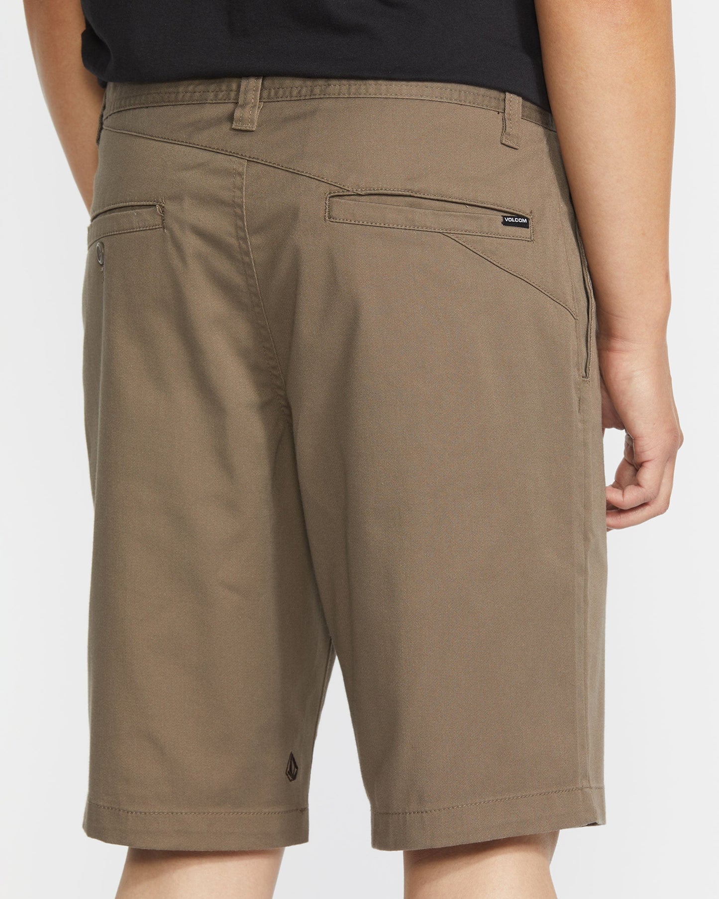 Men's Frickin Modern Stretch Shorts-Mushroom-Volcom