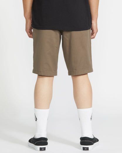 Men's Frickin Modern Stretch Shorts-Mushroom-Volcom