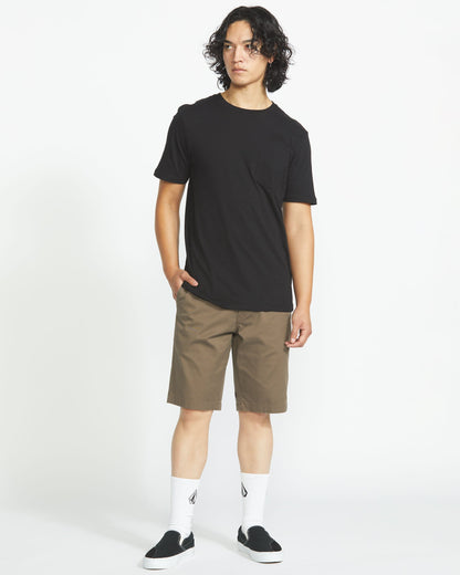 Men's Frickin Modern Stretch Shorts-Mushroom-Volcom