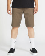 Men's Frickin Modern Stretch Shorts-Mushroom-Volcom