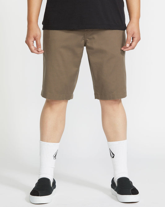 Men's Frickin Modern Stretch Shorts-Mushroom-Volcom