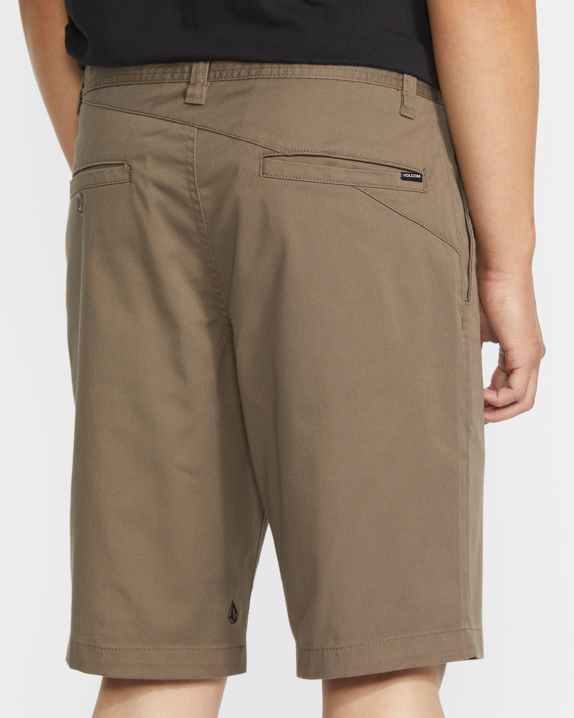 Men's Frickin Modern Stretch Shorts-Mushroom-Volcom