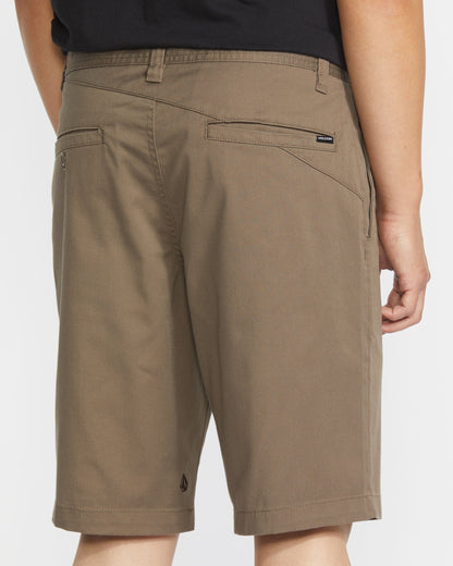 Men's Frickin Modern Stretch Shorts-Mushroom-Volcom