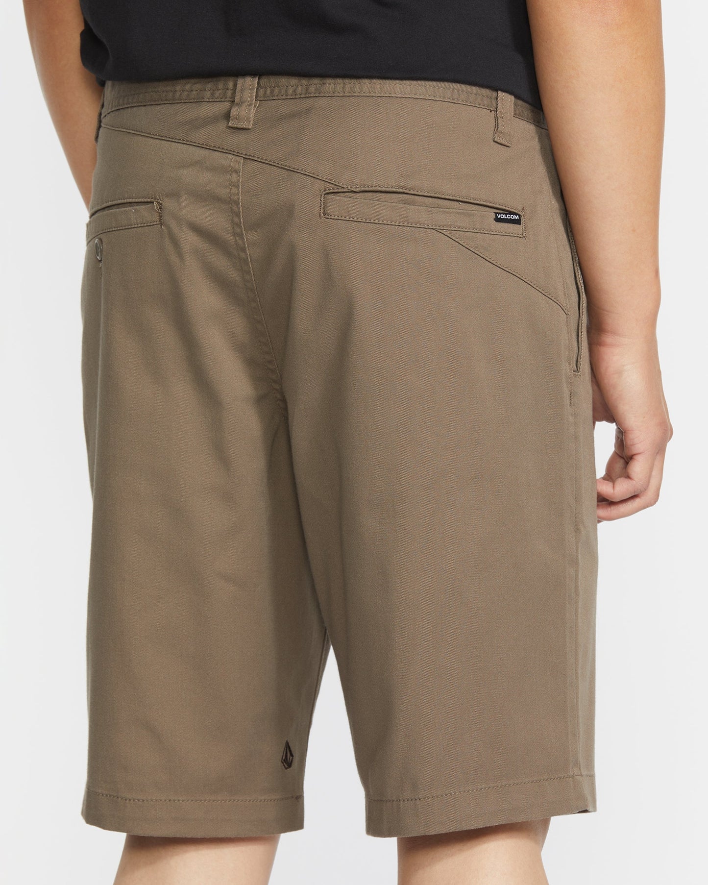 Men's Frickin Modern Stretch Shorts-Mushroom-Volcom