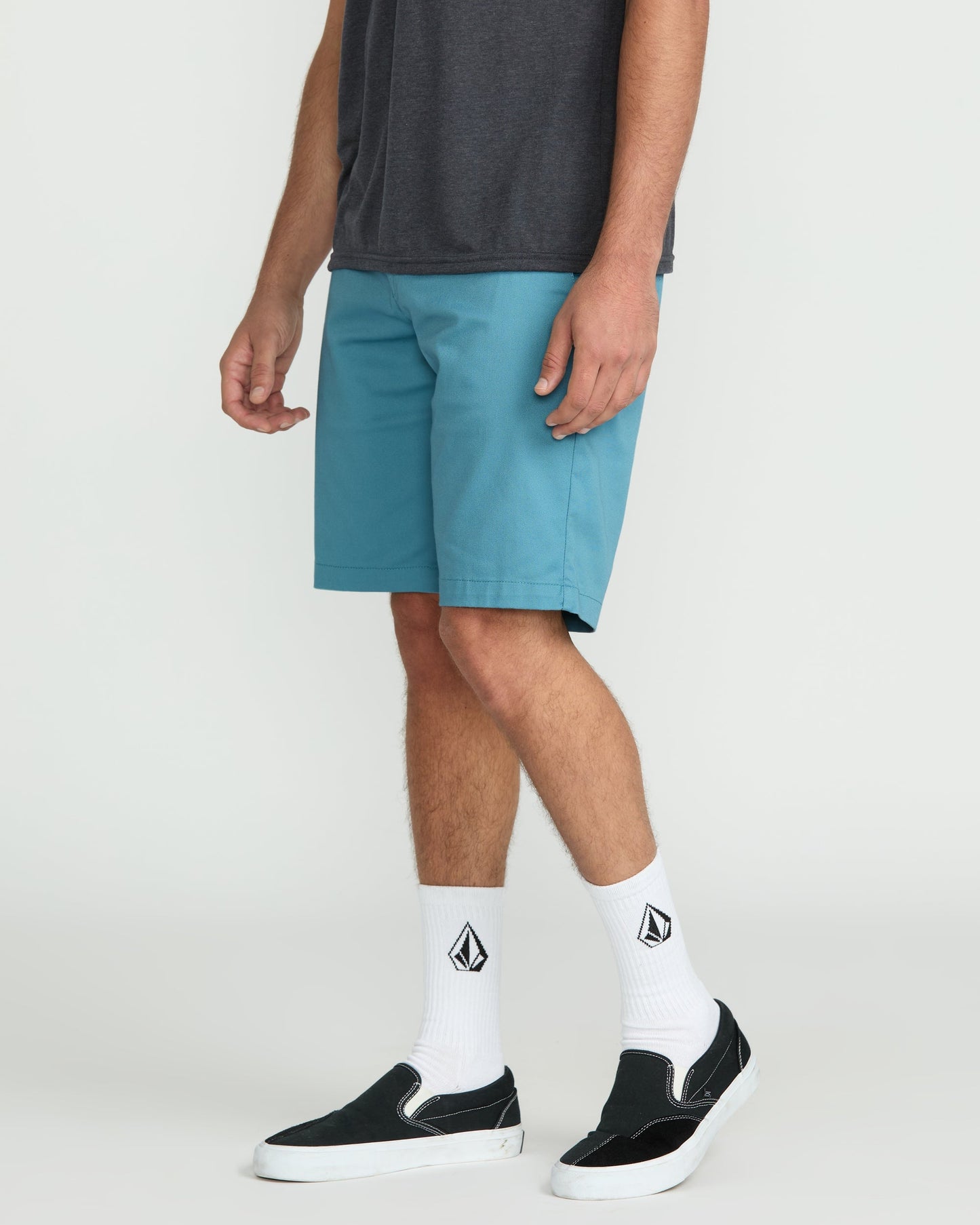 Men's Frickin Modern Stretch Shorts-Used Blue-Volcom