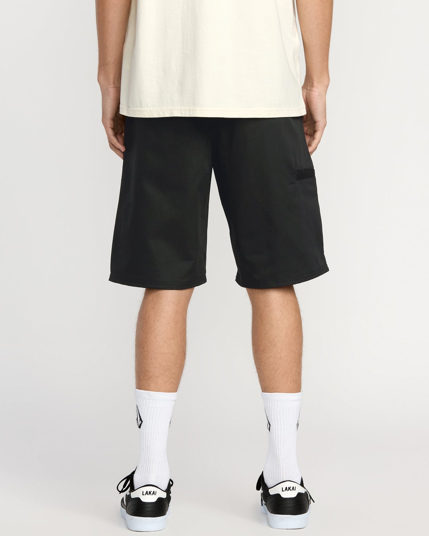 Men's Frickin Chino Shorts-Black-Volcom