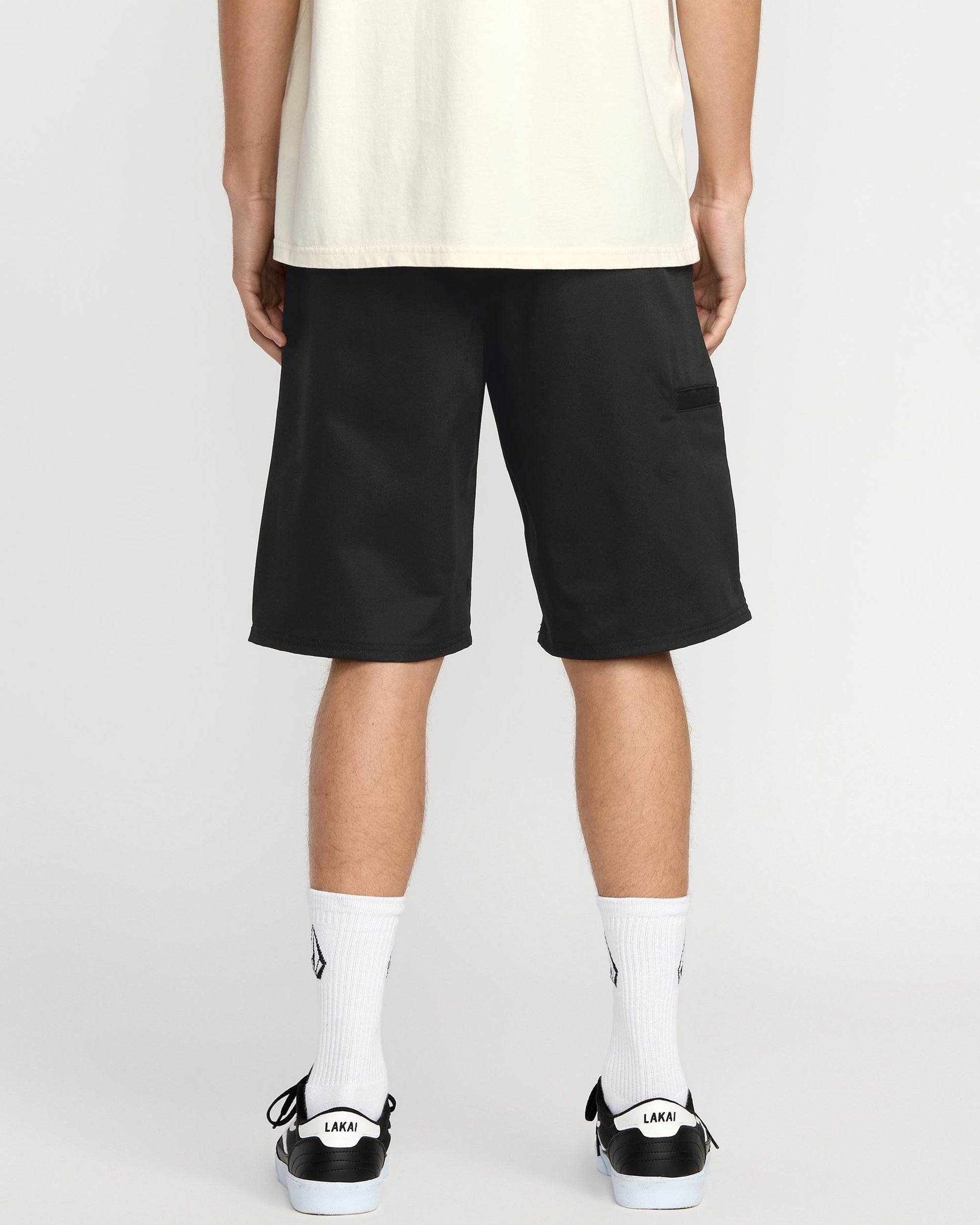 Men's Frickin Chino Shorts-Black-Volcom