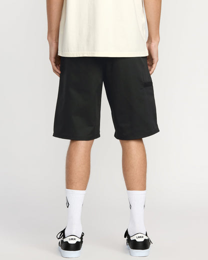 Men's Frickin Chino Shorts-Black-Volcom