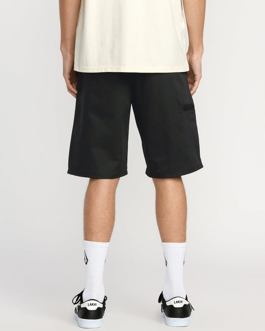 Men's Frickin Chino Shorts-Black-Volcom