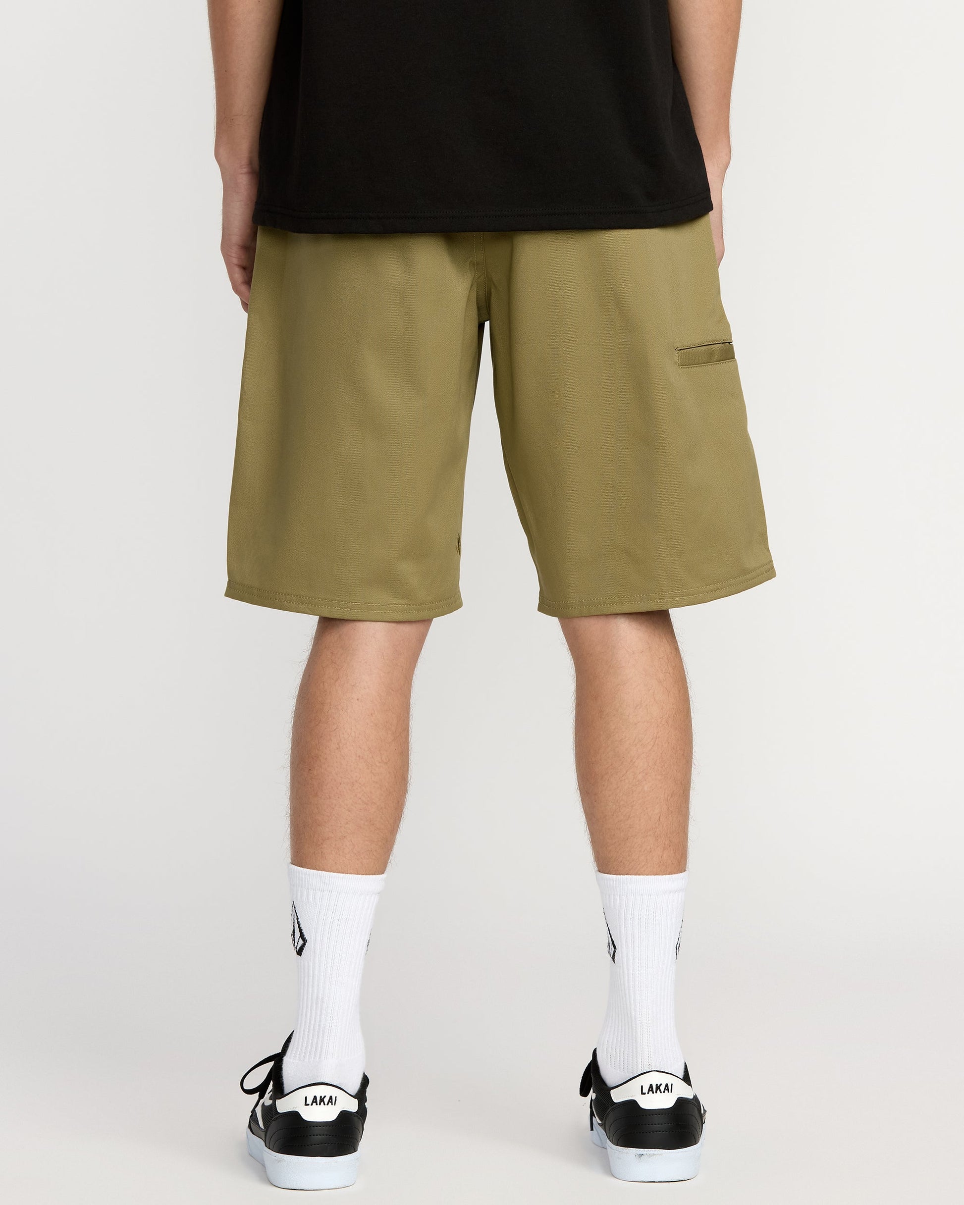 Men's Frickin Chino Shorts-Dark Khaki-Volcom