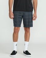 Men's Frickin Elastic Waist Shorts-Dark Slate-Volcom