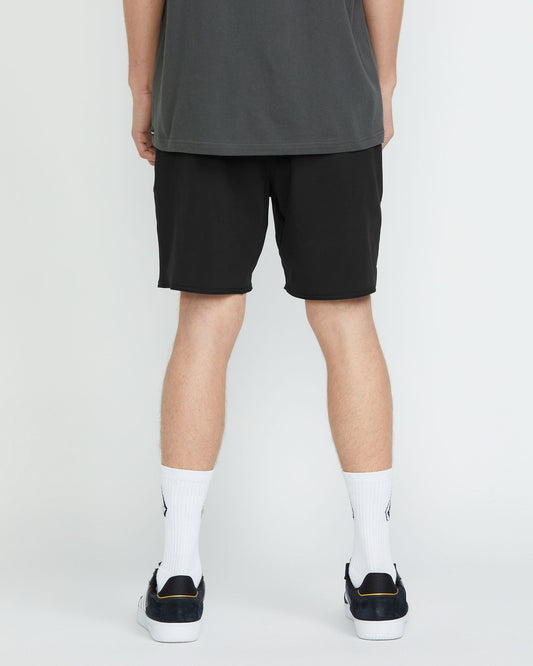 Men's Nomoly Elastic Waist Shorts 18"-Black-Volcom