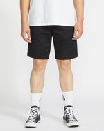 Men's Frickin Elastic Waist Shorts 19"-Black-Volcom