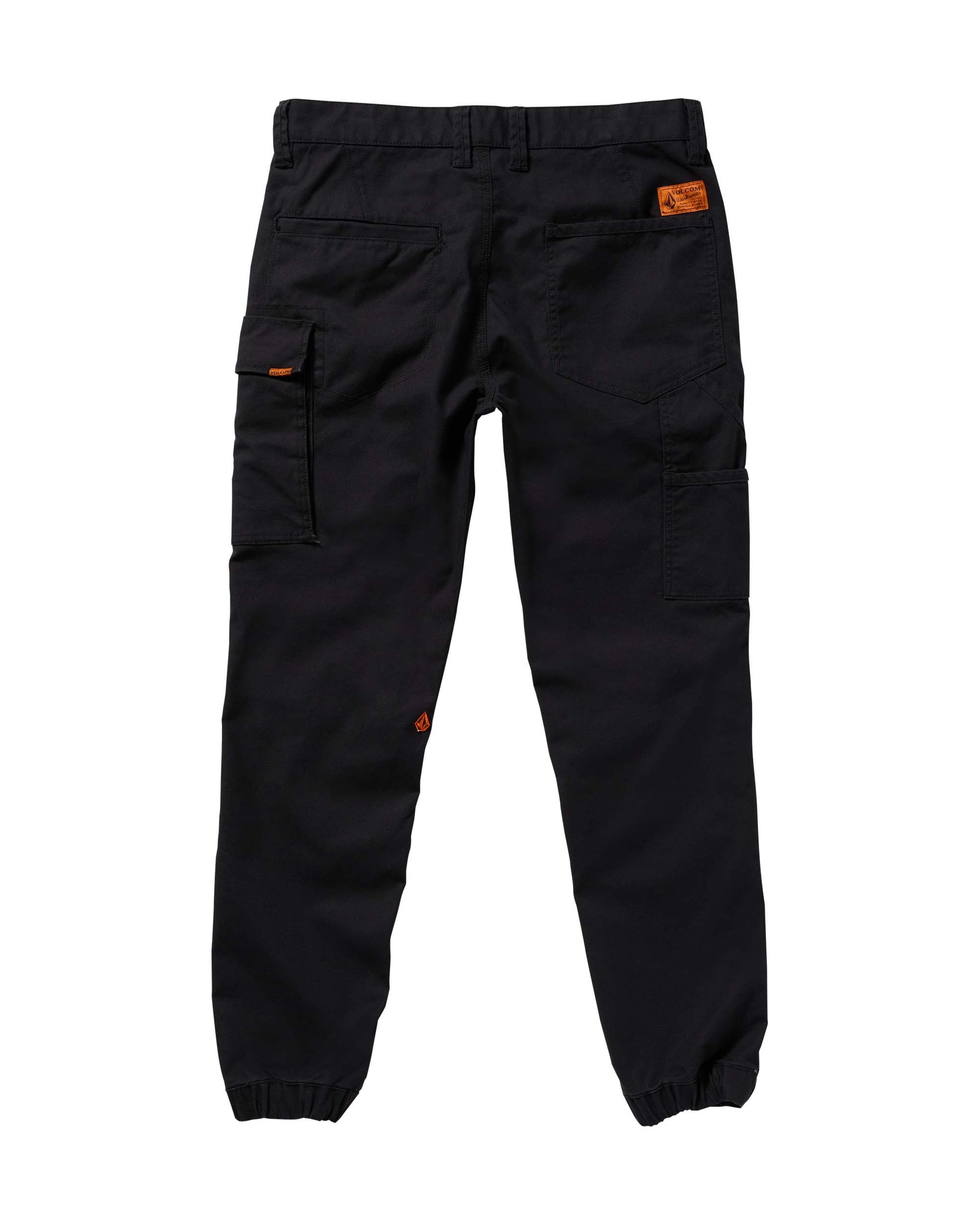 Men's Caliper II Cuff Work Pants-Black-Volcom