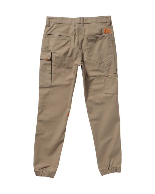 Men's Caliper II Cuff Work Pants-Brindle-Volcom