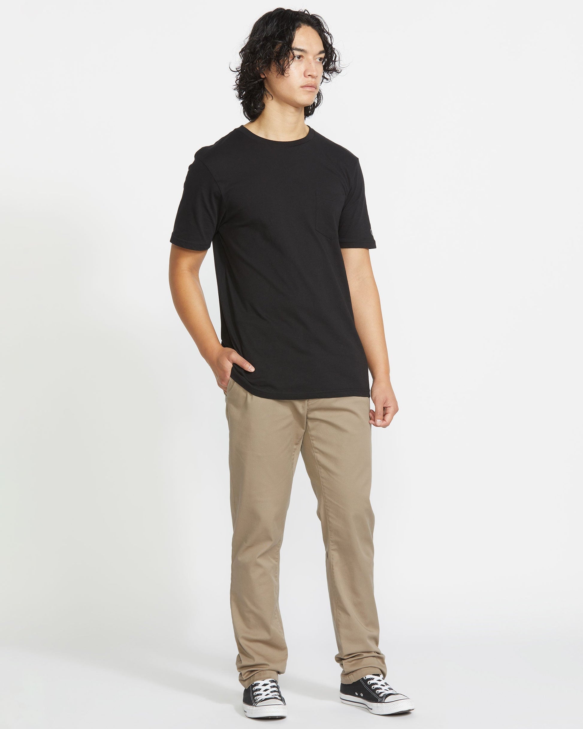 Men's Frickin Modern Stretch Pants-Khaki-Volcom