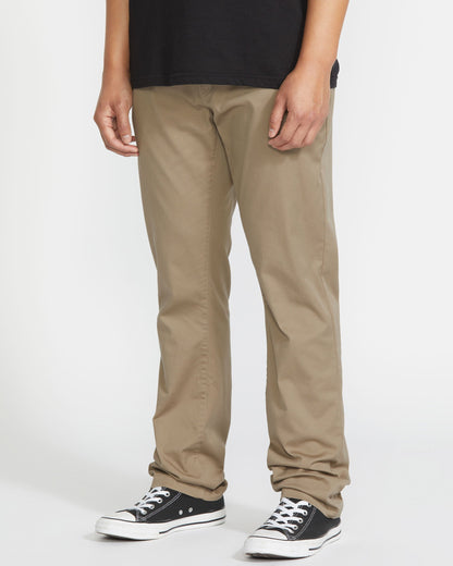 Men's Frickin Modern Stretch Pants-Khaki-Volcom