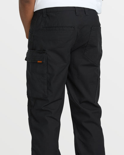 Men's Caliper II Relaxed Work Pants-Black-Volcom