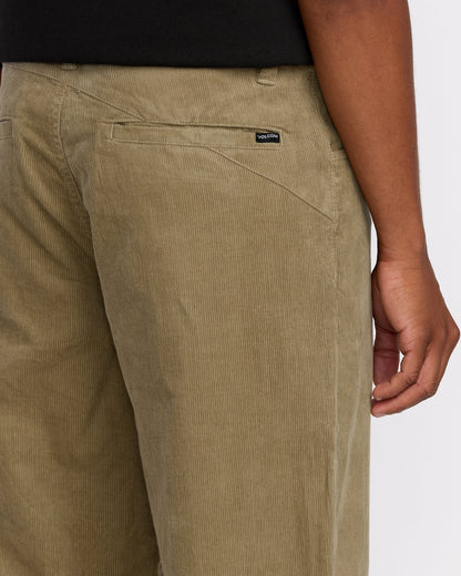 Men's Frickin Loose Tapered Cord Pants-Khaki-Volcom