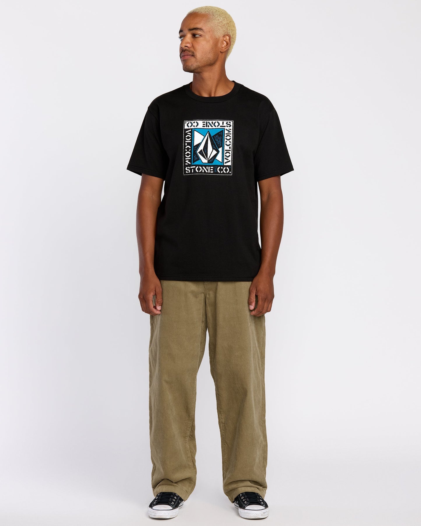 Men's Frickin Loose Tapered Cord Pants-Khaki-Volcom