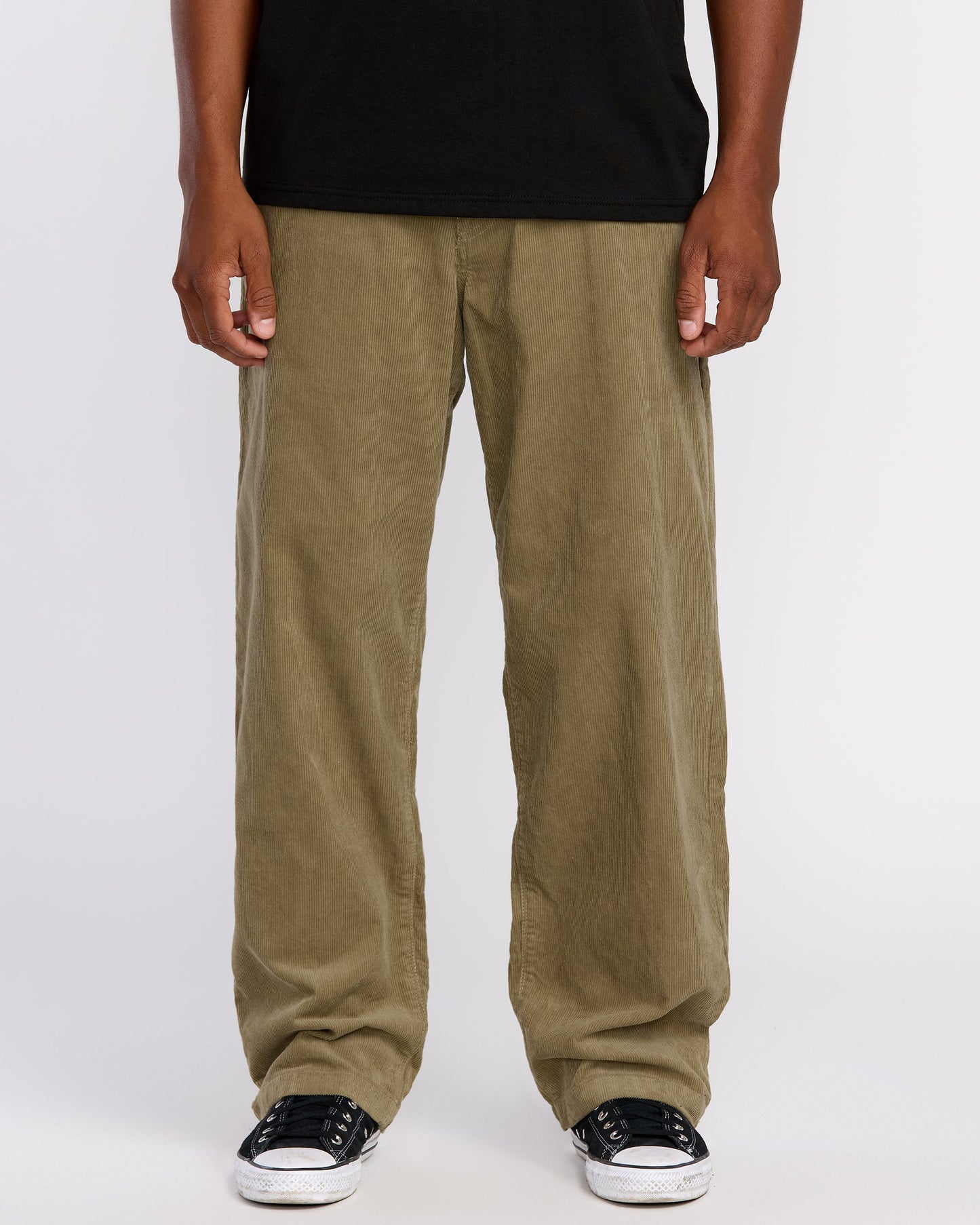 Men's Frickin Loose Tapered Cord Pants-Khaki-Volcom
