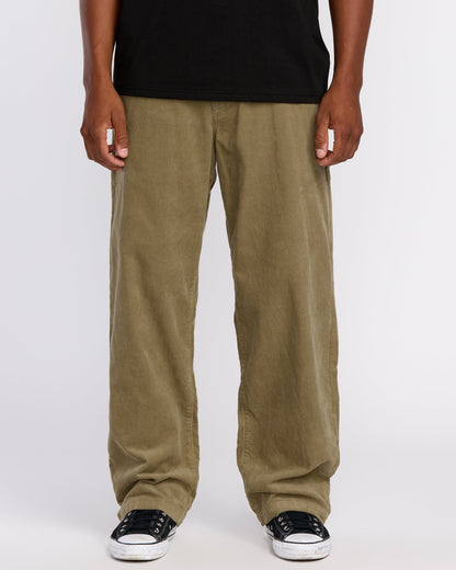 Men's Frickin Loose Tapered Cord Pants-Khaki-Volcom