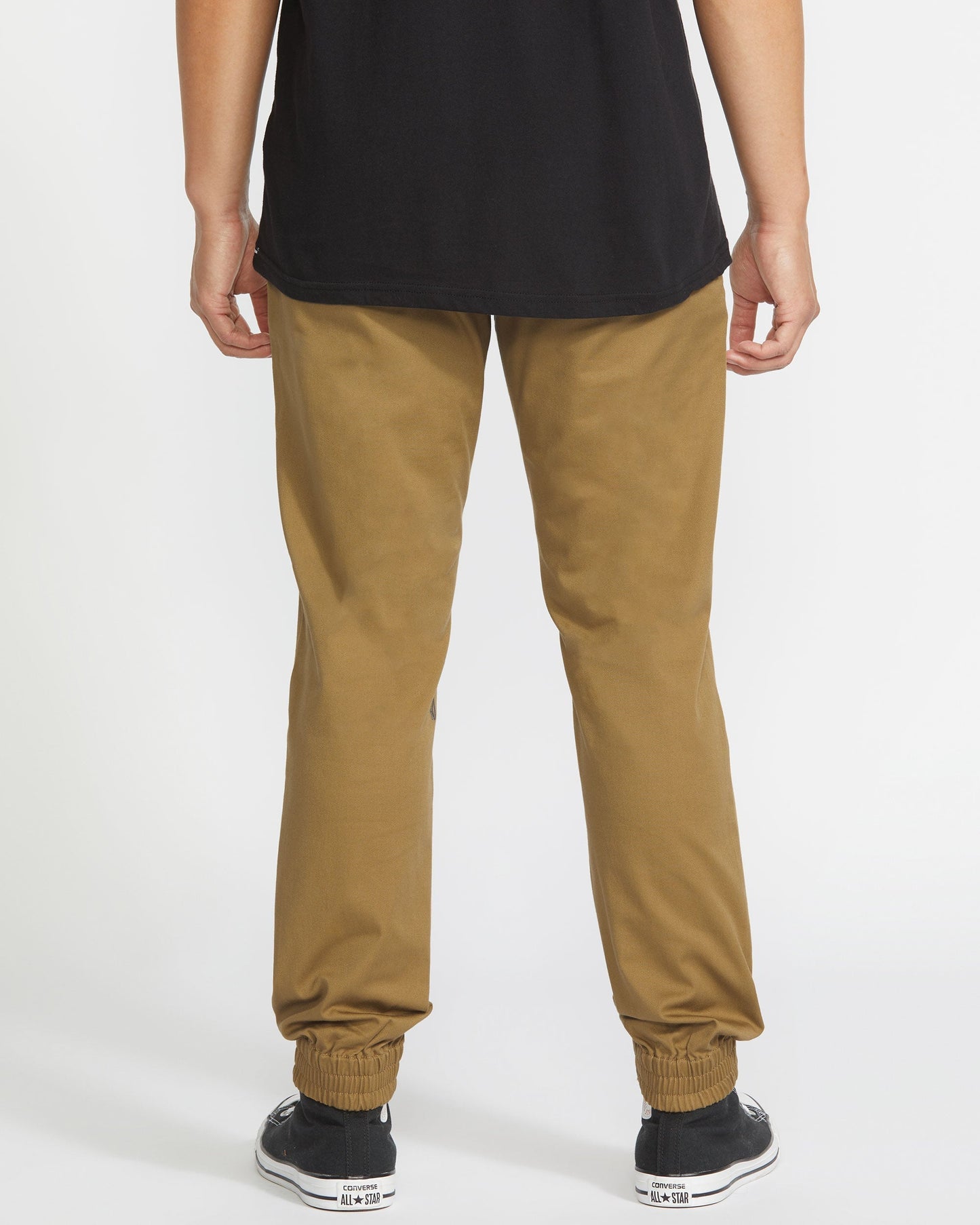 Men's Frickin Slim Joggers-Dark Khaki-Volcom