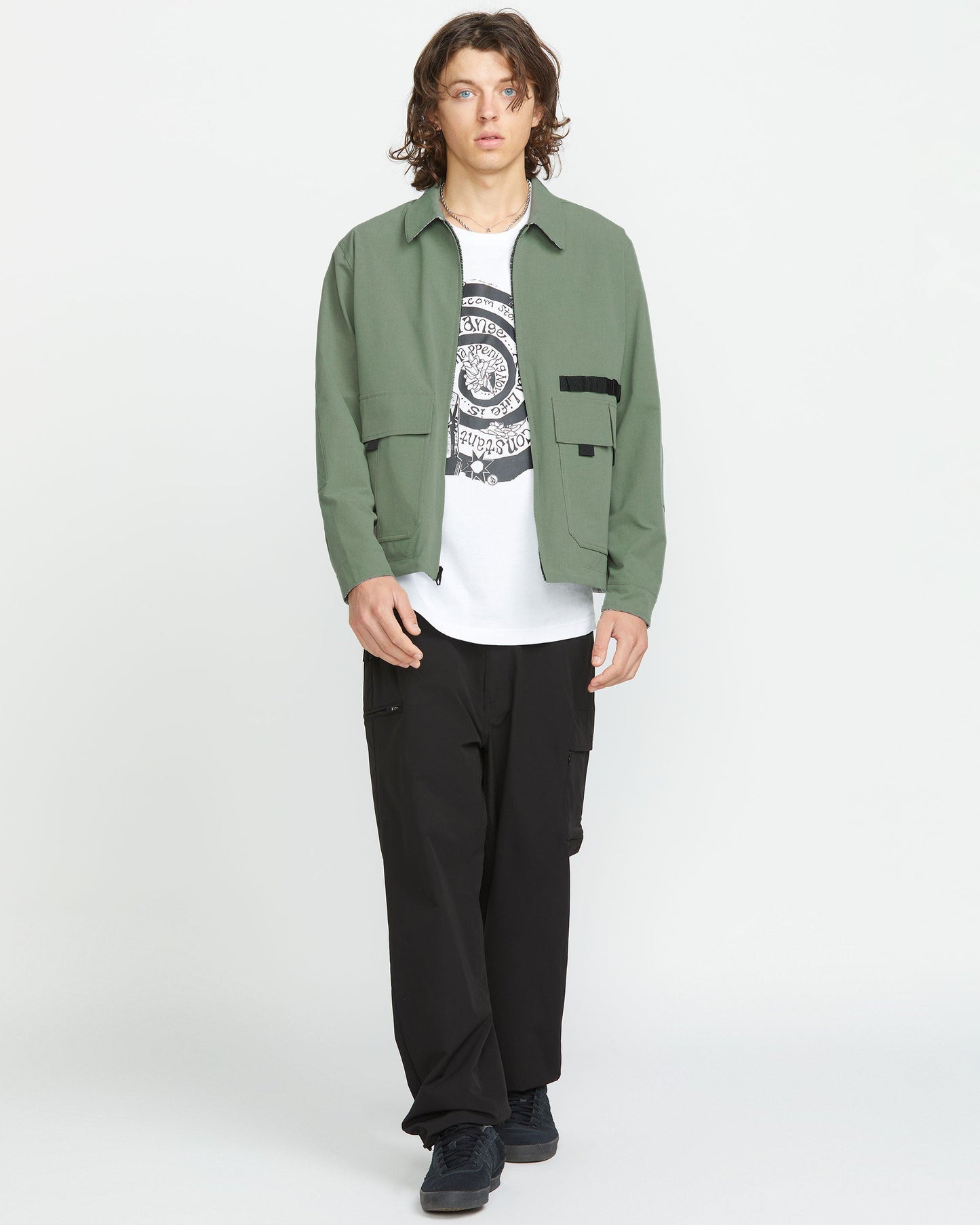 Volcom Japan Men's Sense Jacket-Light Olive-Volcom