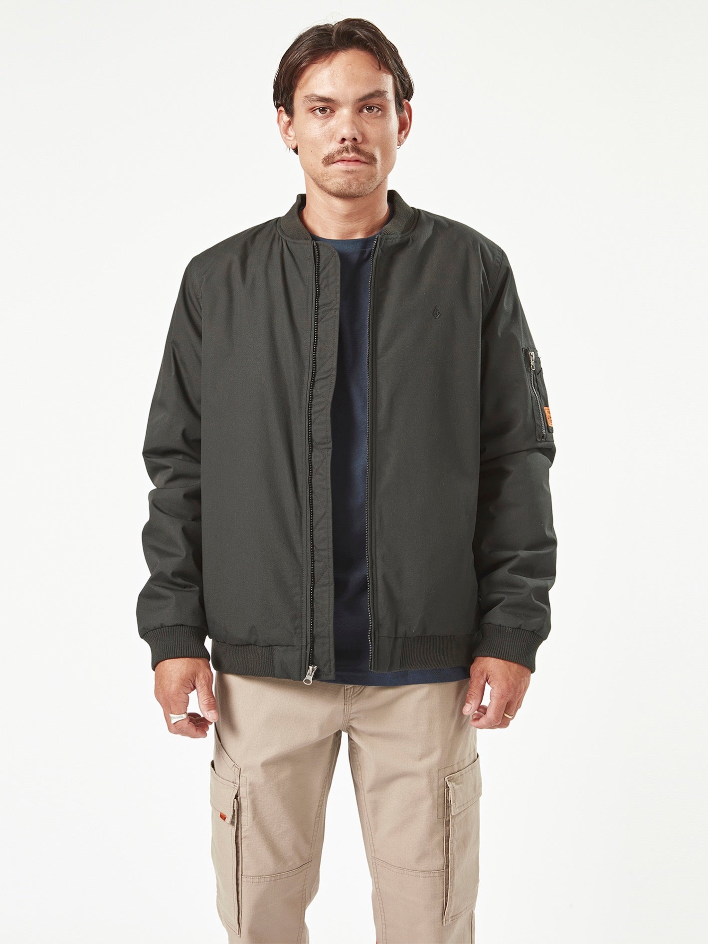 Men's Volcom Workwear Jacket-Black-Volcom