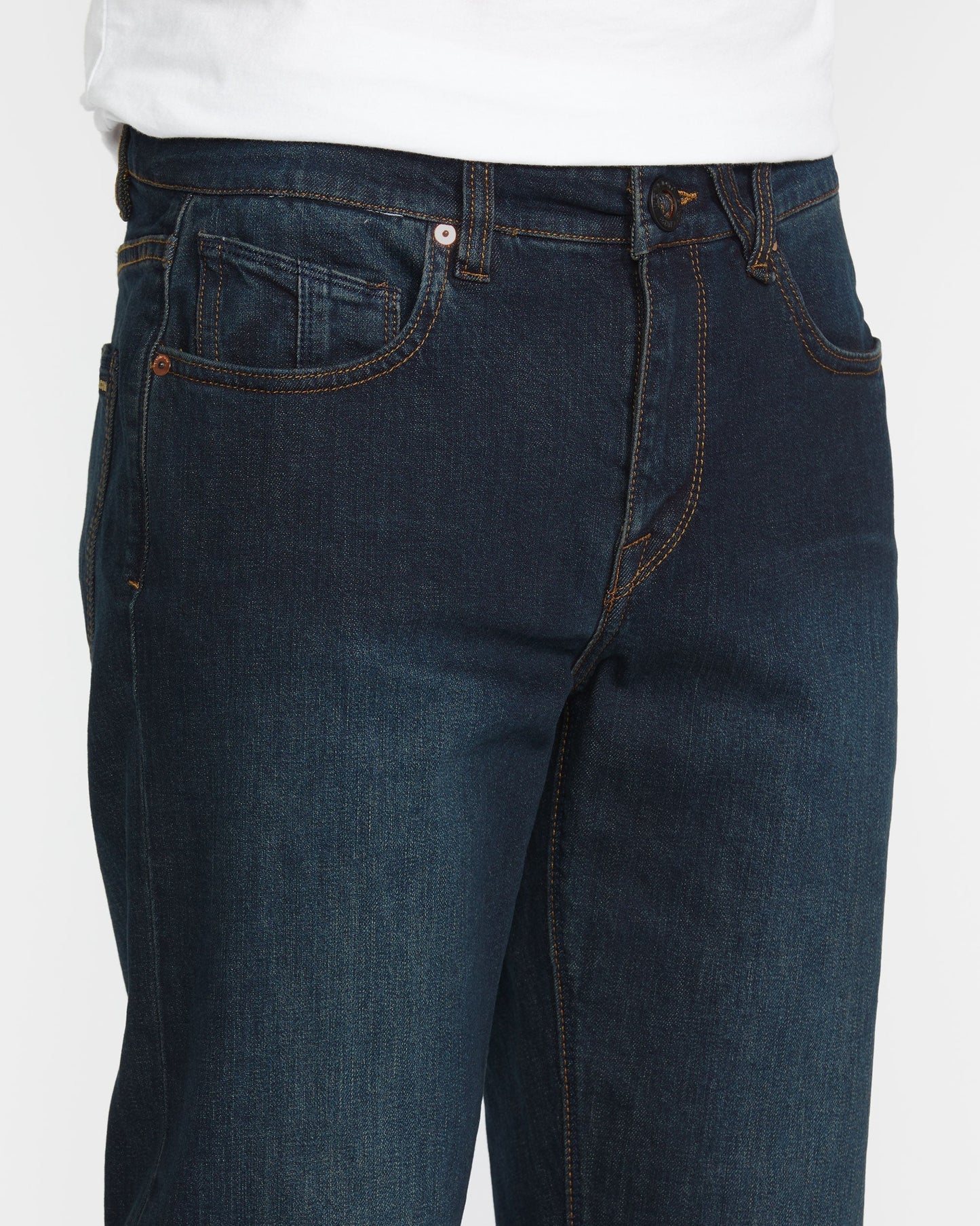 Men's Solver Modern Fit Jeans-New Vintage Blue-Volcom