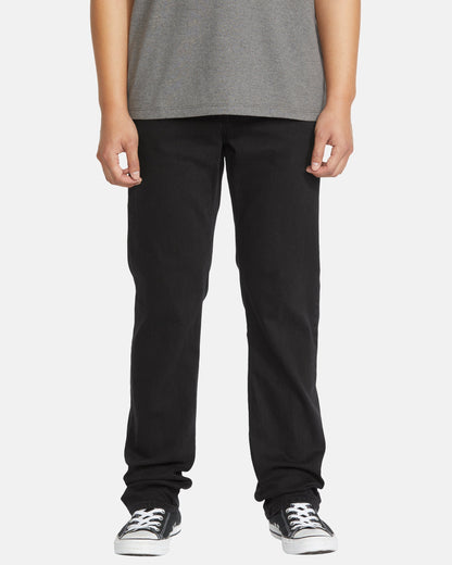 Men's Solver Jeans-Black Out-Volcom