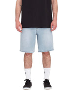 Men's Billow Denim Shorts-Desert Dirt Indigo-Volcom