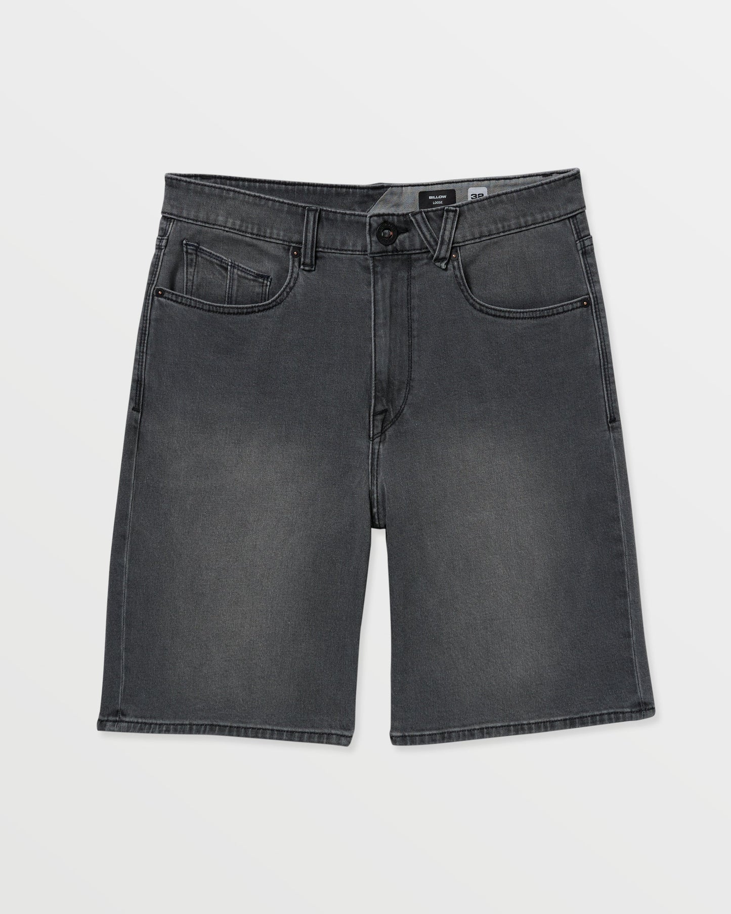 Men's Billow Denim Shorts 22"-Concrete-Volcom