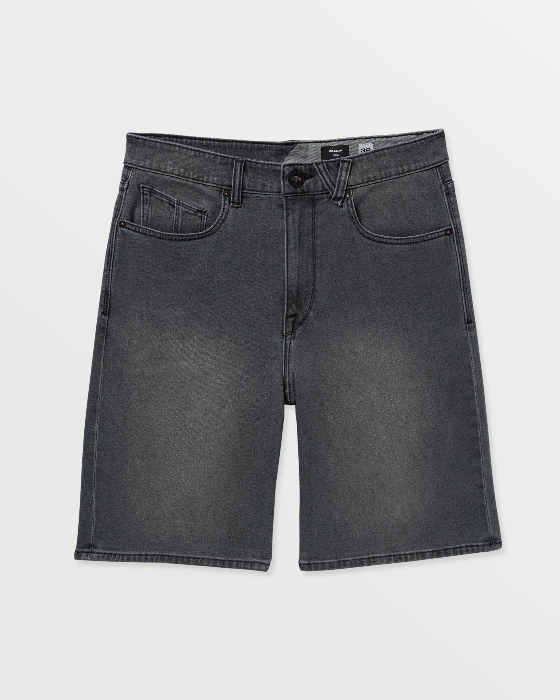 Men's Billow Denim Shorts 22"-Concrete-Volcom