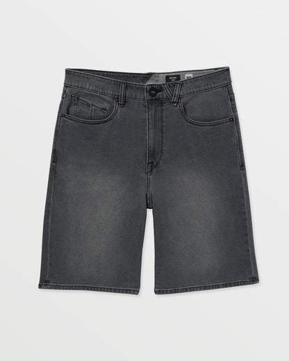 Men's Billow Denim Shorts 22"-Concrete-Volcom