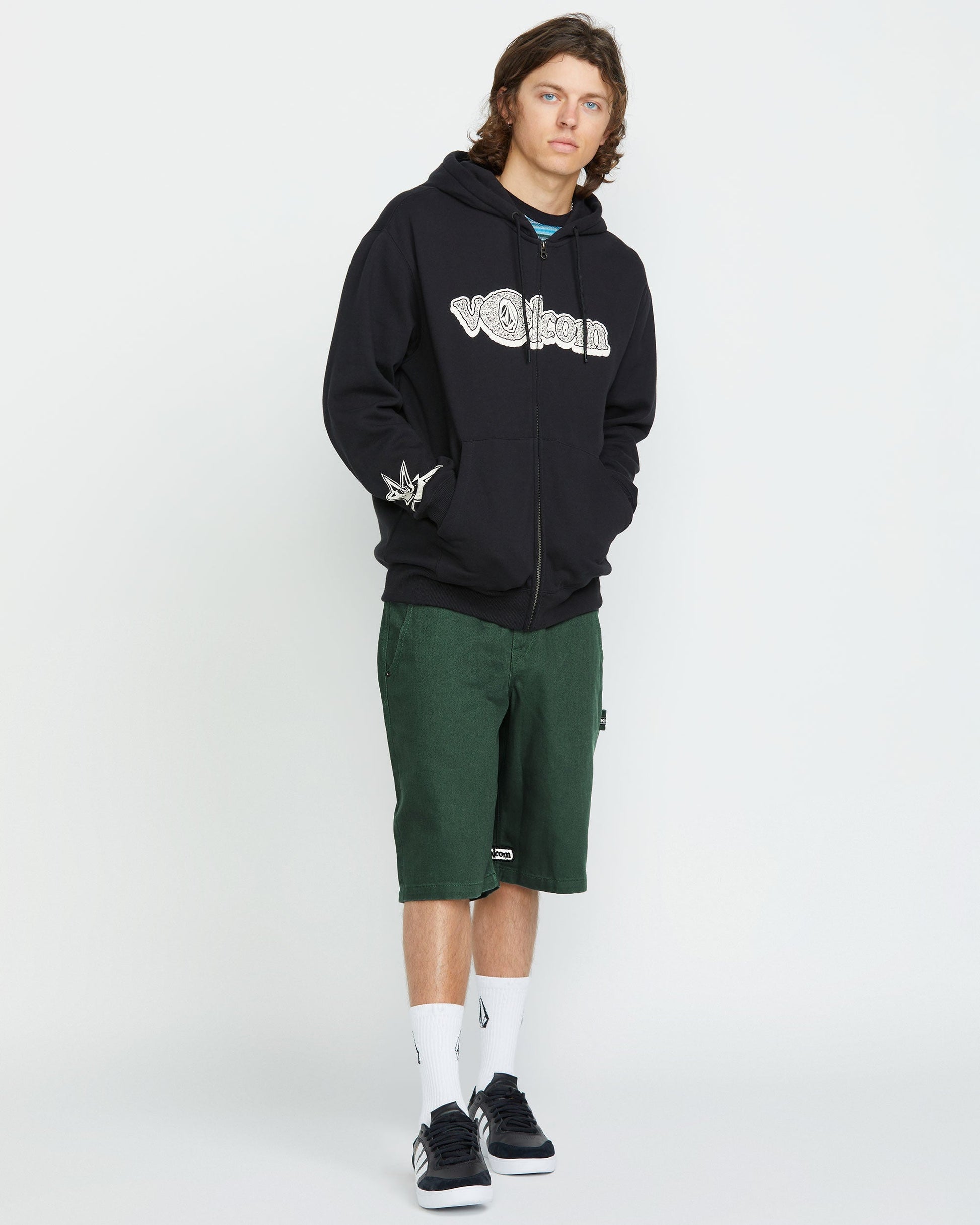 Men's Sawhorse Denim Shorts-Alpine-Volcom