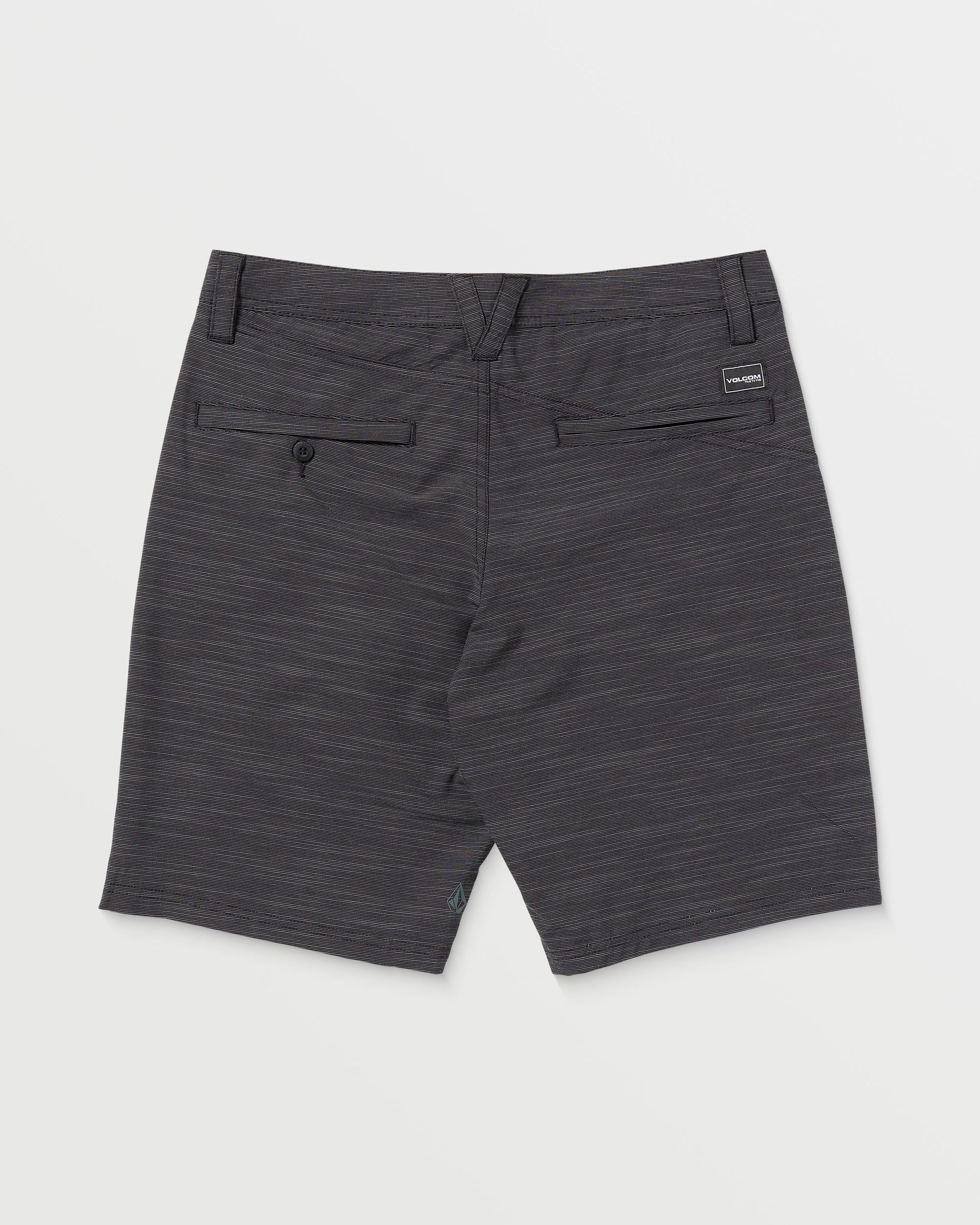 Volcom Men's Slub Frickin Cross Shred 20" Hybrid Shorts Black