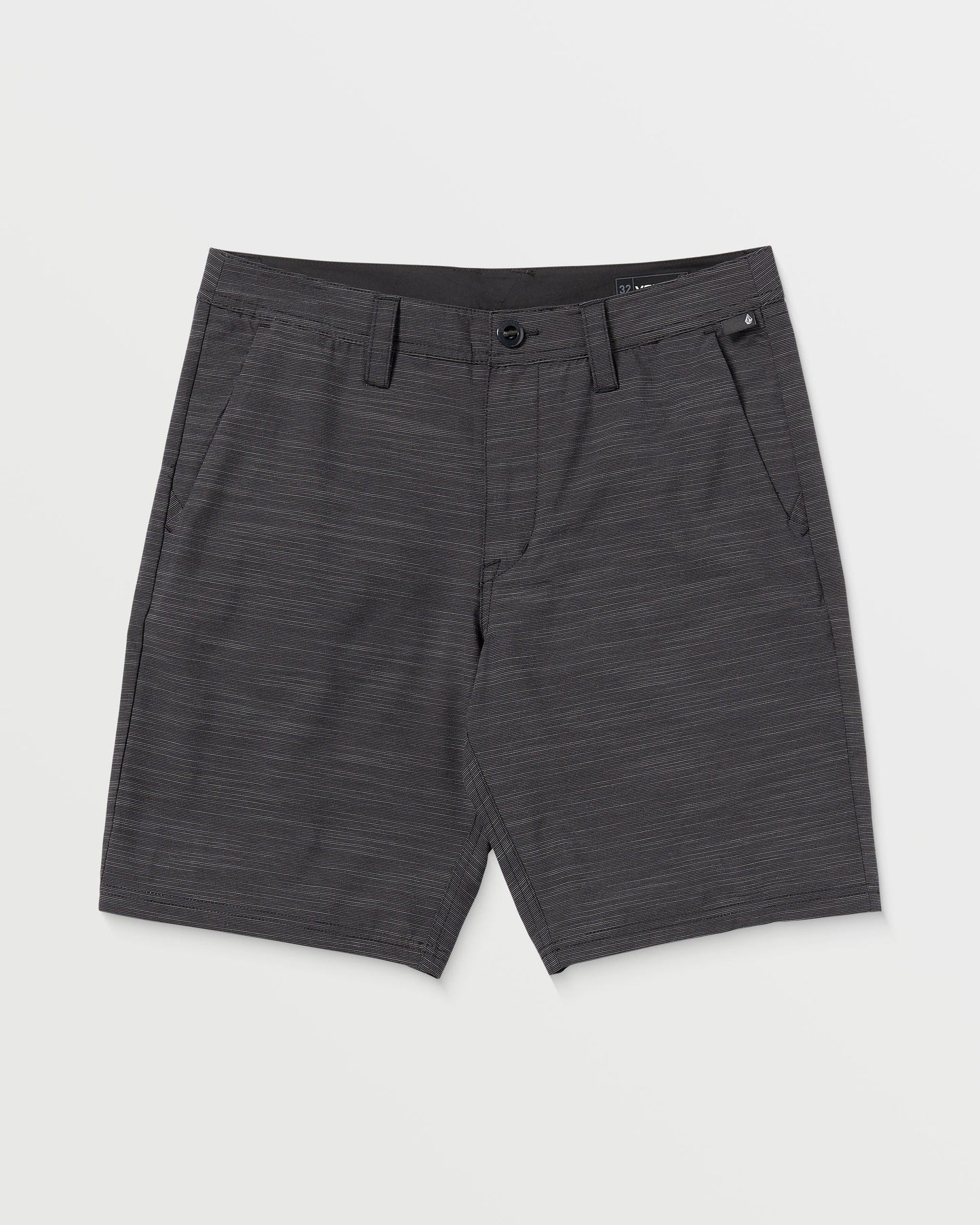 Volcom Men's Slub Frickin Cross Shred 20" Hybrid Shorts Black