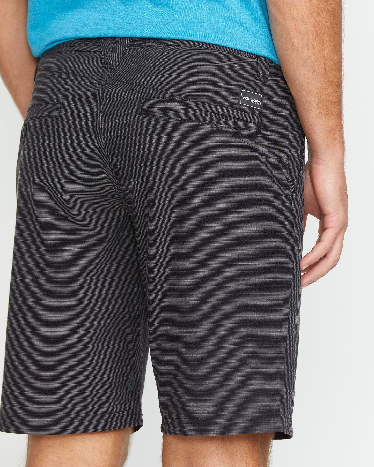 Men's Slub Frickin Cross Shred 20" Hybrid Shorts-Black-Volcom