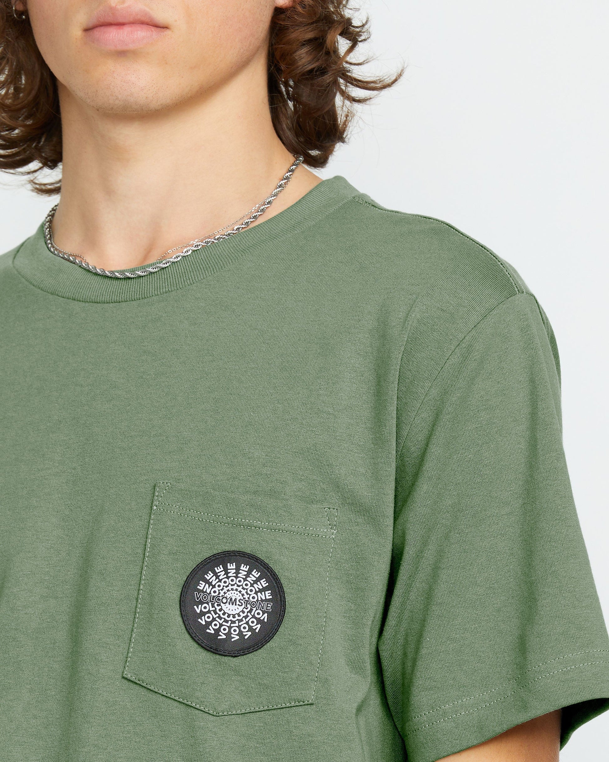 Men's Woven Label Pocket Tee