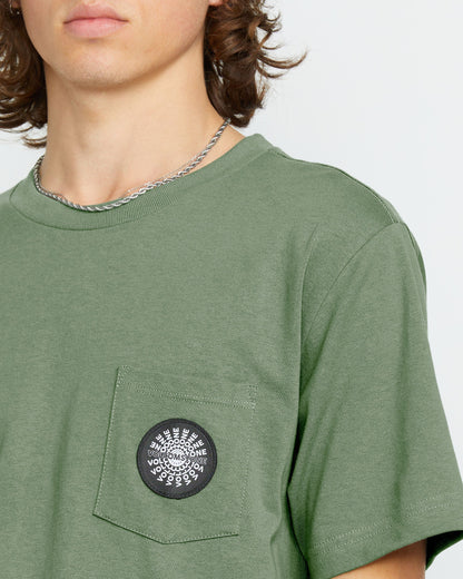 Men's Woven Label Pocket Tee