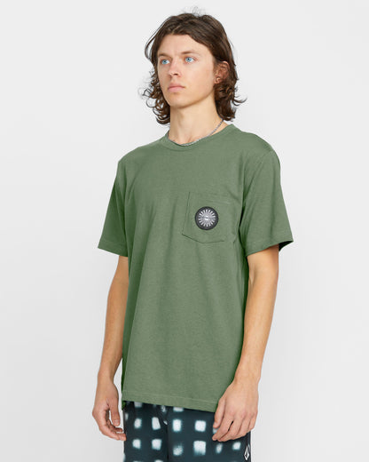 Men's Woven Label Pocket Tee